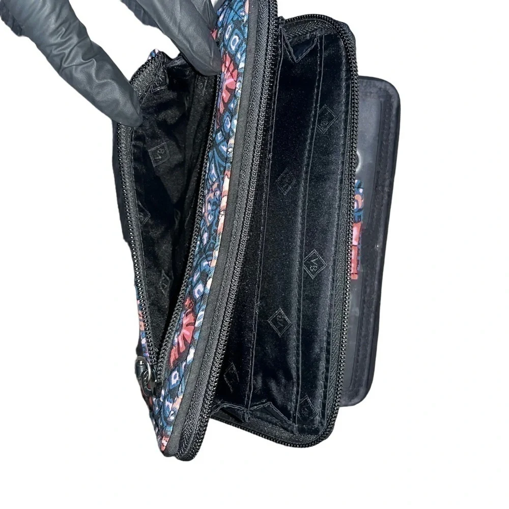 Vera Bradley Women's Cotton Turnlock Wallet with RFID Protection